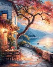 Paint by numbers - Sunset Town 40x50cm thumbnail