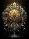 Diamond painting - Mandala - Lotus 40x50 cm thumbnail