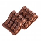Silikon sjokoladeform 24 klassiske biter thumbnail