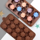 Sjokolade silikonform - Firkløver thumbnail