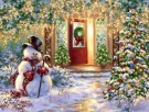 Diamond painting - Christmas lights 40x50cm thumbnail