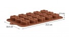 silikon sjokoladeform - dobbelhjerter thumbnail