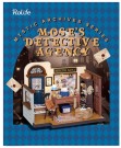 Detective agency - Byggesett m/ lys - DIY Miniature Room thumbnail
