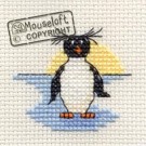 mini broderisett - korssting sett - Rockhopper penguin thumbnail