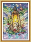 Korssting pakke - Winter lantern 21x30cm (påtegnet) thumbnail