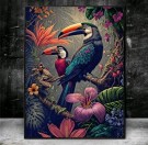Diamond painting - Tropiske fugler 40x50cm thumbnail