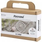 Mini DIY Kit Makramè - Drømmefanger Med Krystall Av Rosenkvarts thumbnail