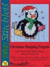 broderi korssting mini - Christmas Shopping Pinguin thumbnail