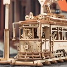 Classic city tram - Byggesett i tre m/ mekaniske gir thumbnail