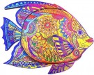 Figur puslespill i tre - Fisk thumbnail
