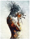 Paint by numbers - Exploding woman 40x50cm thumbnail