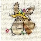 mini korssting - broderi - summertime donkey thumbnail