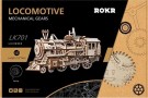 Lokomotiv - Byggesett i tre m/ mekaniske gir thumbnail