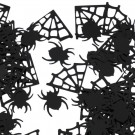 Halloween konfetti - edderkopper og spindelvev (15g) thumbnail
