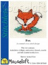 mini korssting - broderi pakke - fox thumbnail