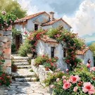 Diamond painting - La Casa di Amore 50x50cm thumbnail