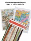 Korssting pakke - Colorful Cat (2) 37x44cm (påtegnet) 14CT thumbnail