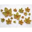 silikonform - høst blader thumbnail
