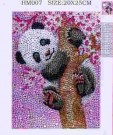 Diamond painting - Panda 15x20 cm thumbnail