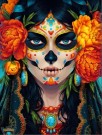 Paint by numbers - Sugar Skull 40x50cm thumbnail