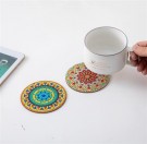 Diamond painting - bordbrikke med holder 6 stk - Mandala (1) thumbnail