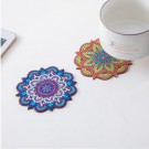 Diamond painting - bordbrikke med holder 6 stk - Mandala thumbnail
