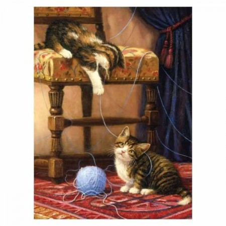 Paint By Numbers - Playful Kittens