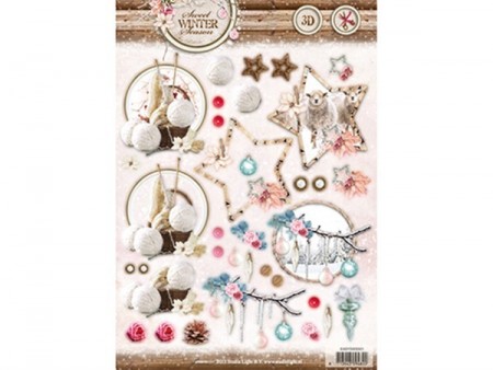 Studiolight 3D-ark utstanset – Sweet Winter Season 501