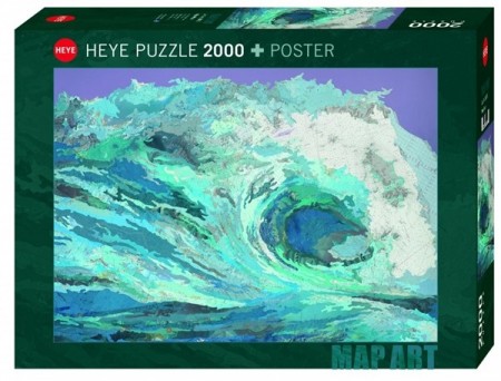 Heye puslespill - Fine art Wave 2000
