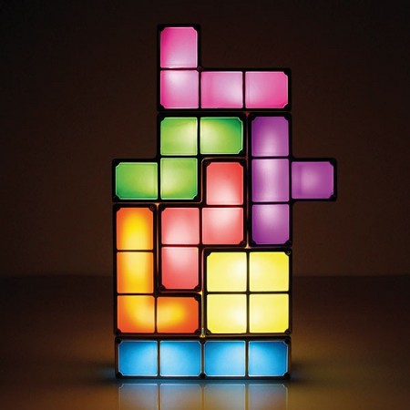 Tetris Bordlampe / Nattlampe