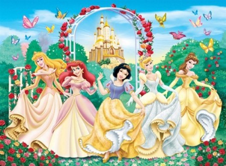 Ravensburger glitter puslespill - Prinsesser