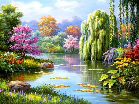 Diamond Painting - Natur landskap (1) 40x50cm