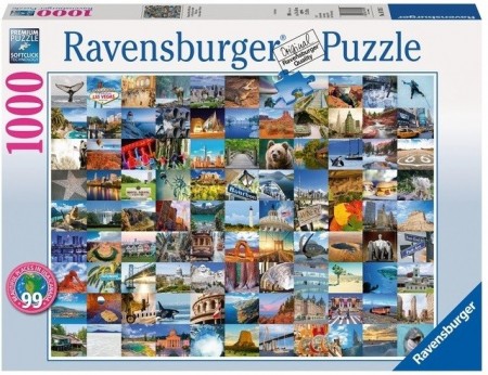 Ravensburger puslespill - Beautiful Places 1000