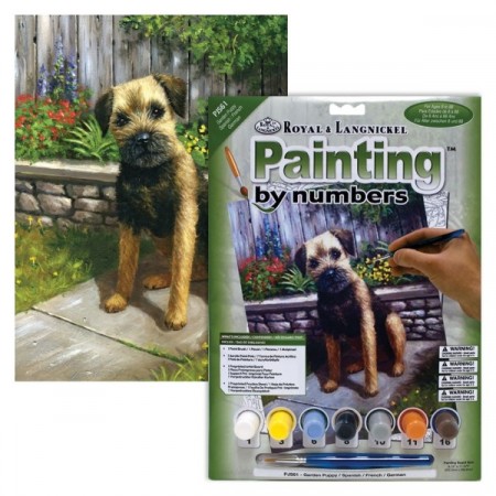 Paint By Numbers - Garden Puppy