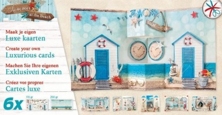 Studiolight Luxurious Cards x6 – Summer at the Beach