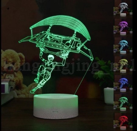 Fortnite bordlampe m/ fjernkontroll - Glider