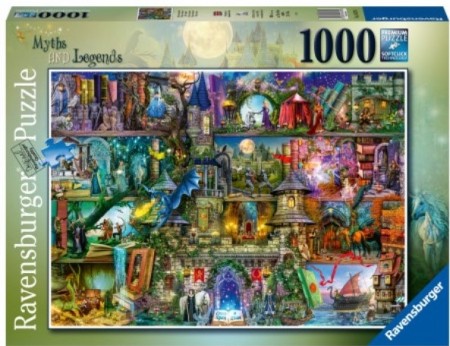 Ravensburger puslespill - Myths and Legends 1000