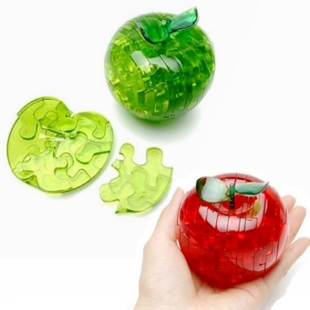 3D Puslespill eple med 45 brikker