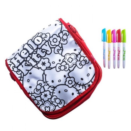 Fargelegg din egen Hello Kitty veske
