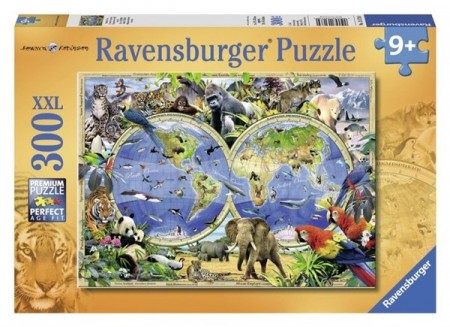 Ravensburger puslespill - Ville dyr 300 XXL