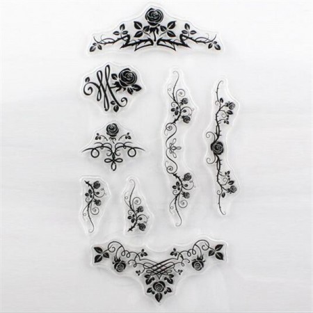 Stempel - Clear stamp - Roses