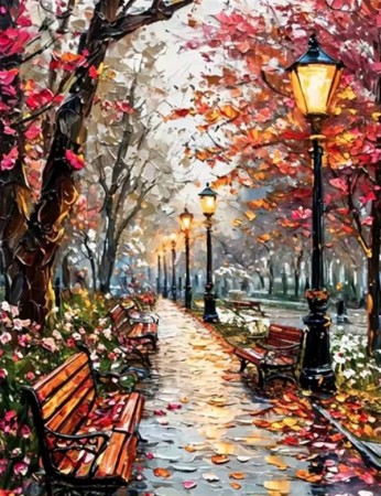 Paint by numbers - Autumn 40x50cm