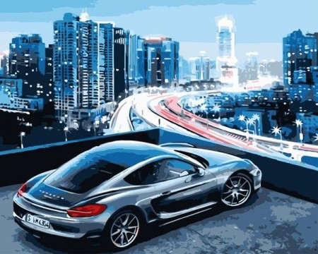 Paint By Numbers - City Sports Car 40x50cm