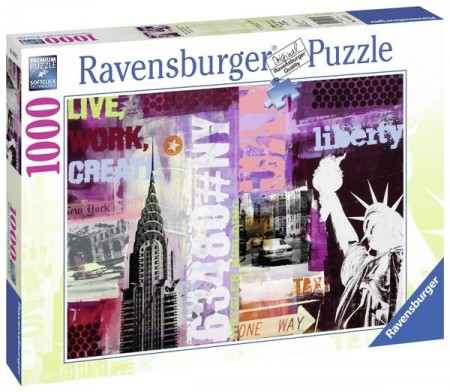 Ravensburger puslespill - New York Collage 1000