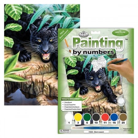 Paint By Numbers - Black Leopard