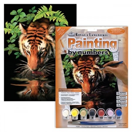 Paint By Numbers - Tørst tiger