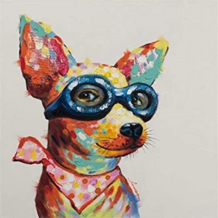 Diamond painting - Cute Dog 30x30 cm