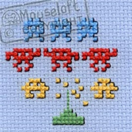 Mini korssting - Space Invaders