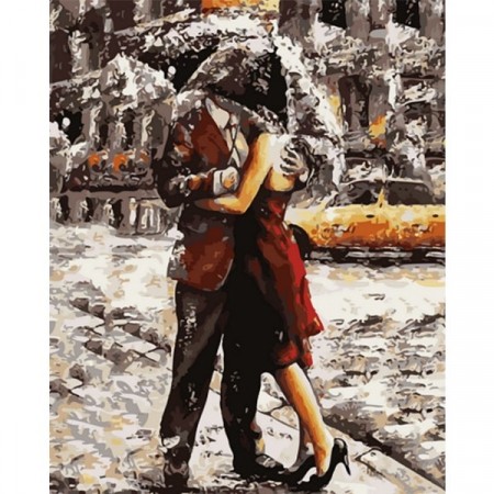 Paint by numbers - Standing hug 40x50cm