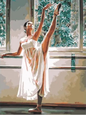 Paint by numbers - Ballerina 40x50cm